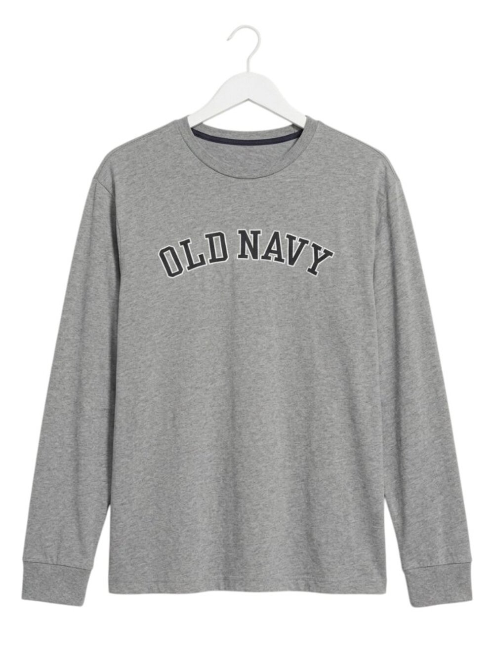 OLD NAVY Men's Classic Arch Logo Vintage Long Sleeve Graphic Tee - Size Large